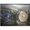 Image 1 : 1973-S  IKE SILVER DOLLAR UNC (BLUE PACK)