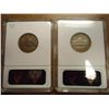 Image 2 : 2-ANACS JEFFERSON NICKEL SLABS SEE DESCRIPTION