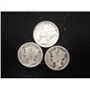 Image 1 : 1919 P/D/S MERCURY DIMES