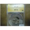 Image 1 : 1943 WASHINGTON QUARTER ANACS MS62 TONED