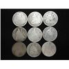 Image 1 : 9 ASSORTED 1870'S SEATED LIBERTY DIMES