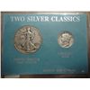 Image 1 : MERCURY DIME & WALKING LIBERTY HALF DOLLAR