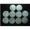 Image 1 : 10 ASSORTED 35% SILVER JEFFERSON WAR NICKELS
