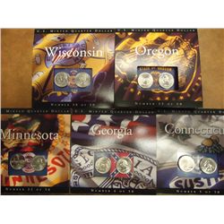 5-US 50 STATE QUARTER UNC SETS 1999 CONNECTICUT