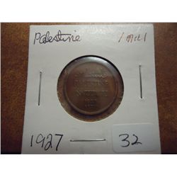1927 PALESTINE 1 MIL