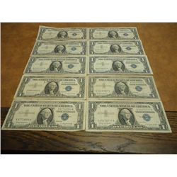 10-1957-B $1 SILVER CERTIFICATES