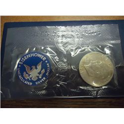 1971-S  IKE SILVER DOLLAR UNC (BLUE PACK)