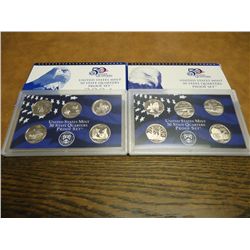 2001 & 2004 US 50 STATE QUARTERS PROOF SETS