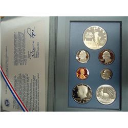 1986 US PRESTIGE PROOF SET STATUE OF LIBERTY