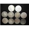 Image 1 : 10 ASSORTED 1880'S SEATED LIBERTY DIMES