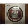 Image 1 : 2013 FIJI SILVER DOLLAR PROOF TAKU TURTLE