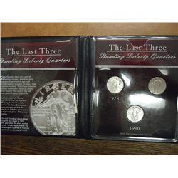 1928,29 & 30 STANDING LIBERTY QUARTERS (AS SHOWN)