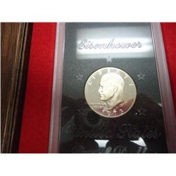 1973-S IKE SILVER DOLLAR PF (BROWN PACK)