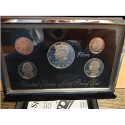 1998 US PREMIER SILVER PROOF SET WITH BOX