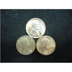 1946 P/D/S LINCOLN CENTS UNC