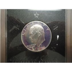 1971-S IKE SILVER DOLLAR PF (BROWN PACK) NO BOX