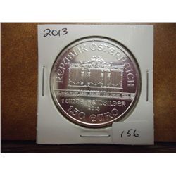 2013 AUSTRIA 1.5 EURO SILVER PHILHARMONIC UNC