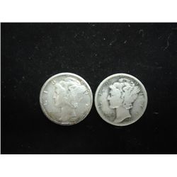 1926 P & D MERCURY DIMES