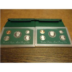 1996 & 1998 US PROOF SETS (WITH BOXES)