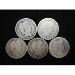 1906,1908-O,09,14 & 16-D BARBER QUARTERS