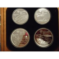 1976 MONTREAL OLYMPIC COIN PF SET CONTAINS: 2-$5
