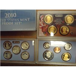2010 US PROOF SET (WITH BOX) 14 PIECES