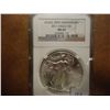 Image 1 : 2011 AMERICAN SILVER EAGLE NGC MS69 25TH