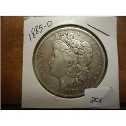 1885-O MORGAN SILVER DOLLAR