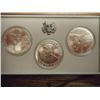 Image 1 : 1983 P/D/S UNC SILVER DOLLAR SET OLYMPIC 3 COINS