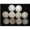 Image 1 : 10 ASSORTED BARBER DIMES