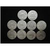 Image 2 : 10 ASSORTED BARBER DIMES
