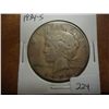 Image 1 : 1934-S PEACE SILVER DOLLAR KEY DATE