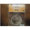 Image 1 : 1883-O MORGAN SILVER DOLLAR ANACS MS62