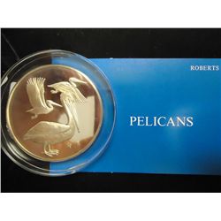 2+ OZ. STERLING SILVER PF ROUND PELICANS 1971