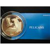 Image 1 : 2+ OZ. STERLING SILVER PF ROUND PELICANS 1971