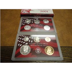 2001 US SILVER PROOF SET (WITH BOX)