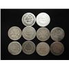 Image 2 : 10 ASSORTED 1850'S SEATED LIBERTY DIMES