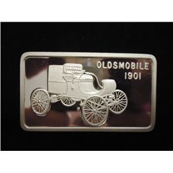 68.4 GRAM STERLING SILVER INGOT 1901 OLDSMOBILE