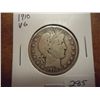 Image 1 : 1910 BARBER HALF DOLLAR (VERY GOOD)