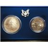 Image 2 : 1986-P & D STATUE OF LIBERTY 2 COIN UNC SET