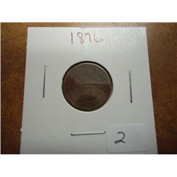 1876 INDIAN HEAD CENT SEMI KEY