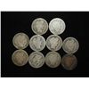 Image 1 : 10 ASSORTED BARBER DIMES