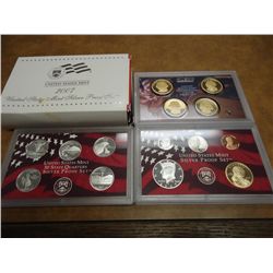2007 US SILVER PROOF SET (WITH BOX) 14 PIECES