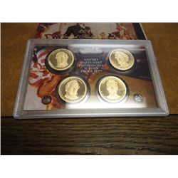 2010 US PRESIDENTIAL DOLLAR PROOF SET WITH BOX