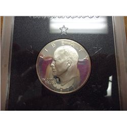 1971-S IKE SILVER DOLLAR PF (BROWN PACK) NO BOX