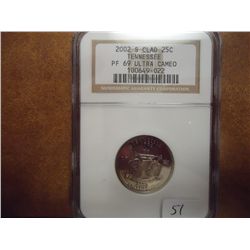 2002-S TENNESSEE QUARTER NGC PF69 ULTRA CAMEO