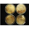 Image 2 : 4 GRAND CASINO GAMING TOKENS 3 WONDERS OF THE