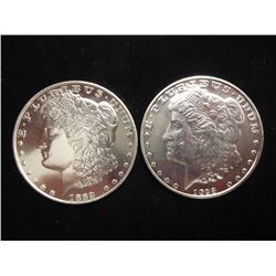 1889-CC & 1893-S MORGAN DOLLAR TRIBUTE PROOFS
