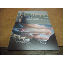 2007 US MINT SET (UNC) P/D (WITH ENVELOPE)