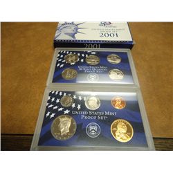2001 US PROOF SET (WITH BOX)